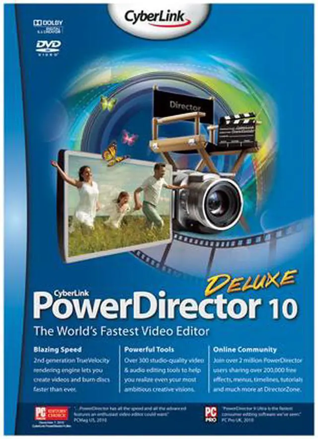 Main image of CyberLink PowerDirector 10 Deluxe