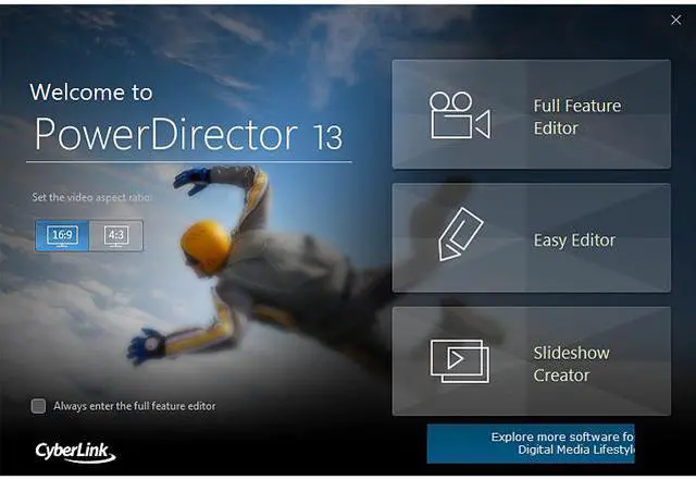 Alt view image 6 of 6 - CyberLink PowerDirector 13 Ultimate - Download