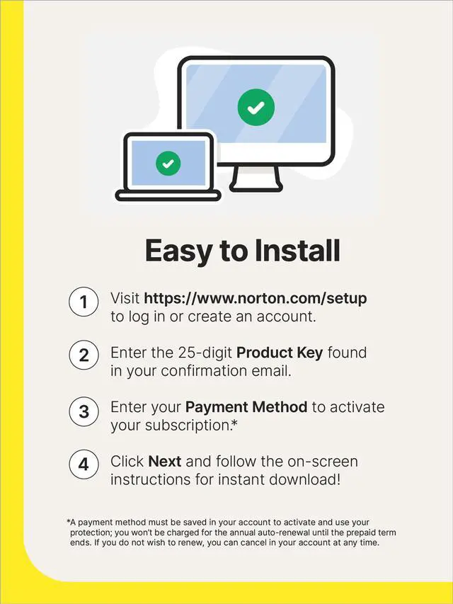 Alt view image 7 of 7 - Norton AntiVirus Plus 2025, Antivirus software for 1 Device with Auto-Renewal – Includes Advanced AI Scam Protection, Password Manager and PC Cloud Backup [Download]