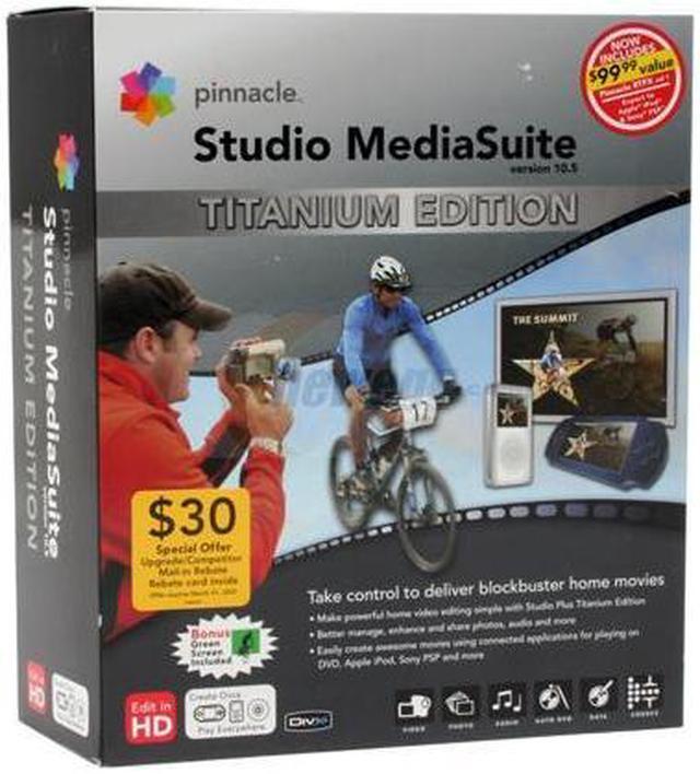 Alt view image 2 of 2 - Pinnacle Studio Mediasuite version 10.5 Titanium Edition
