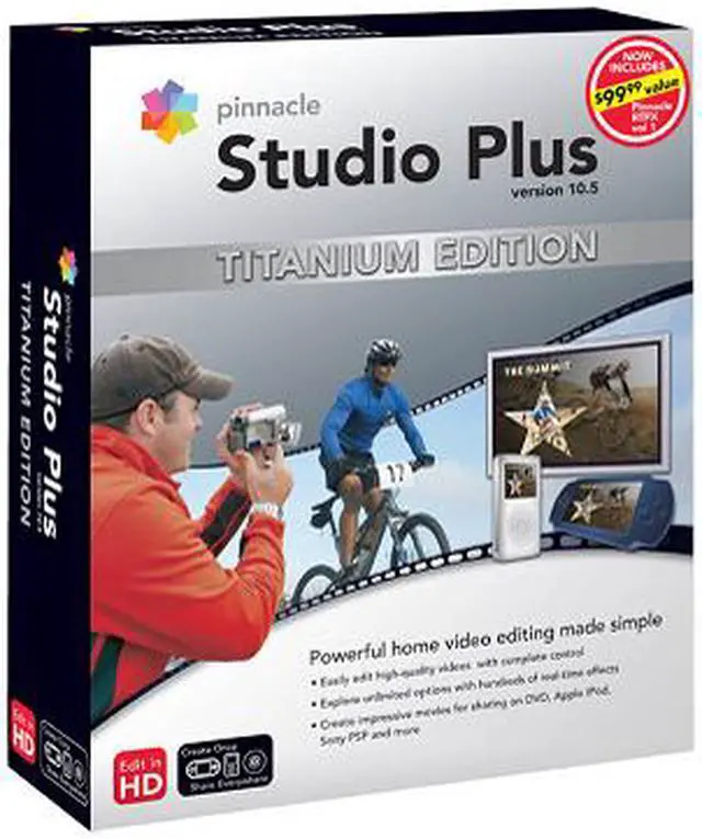 Main image of Pinnacle Studio Plus version 10.5 Titanium Edition