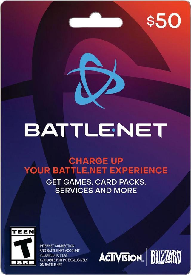 Win £50 or $50 Battle.net Gift Card Balance