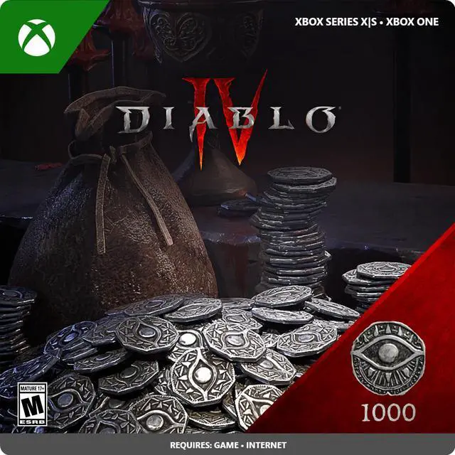 Main image of Diablo IV 1000 Platinum Xbox Series X|S, Xbox One [Digital Code]