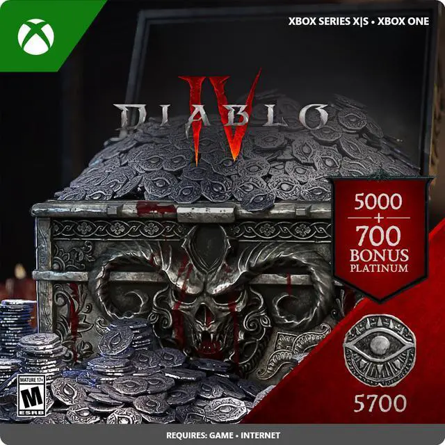 Main image of Diablo IV 5700 Platinum Xbox Series X|S, Xbox One [Digital Code]