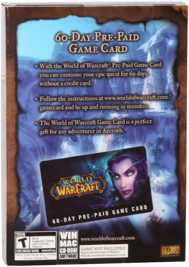 Alt view image 2 of 3 - World of Warcraft: 60-Day Pre-Paid Game Card - PC/Mac