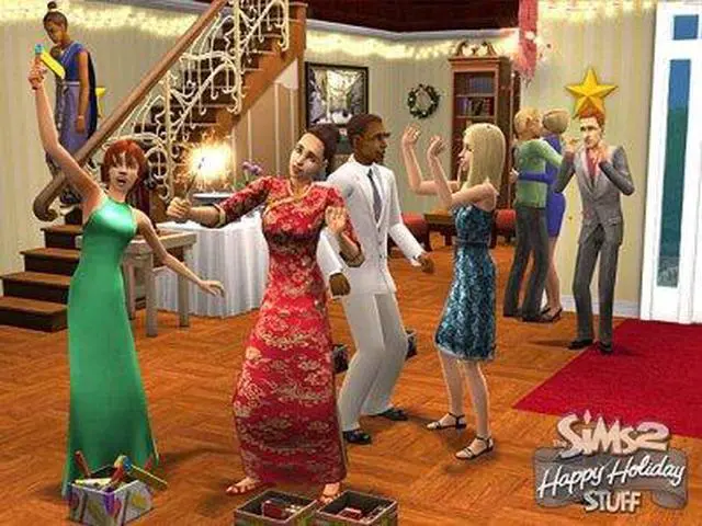 Alt view image 4 of 7 - The Sims 2: Happy Holiday Stuff PC Game