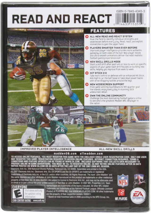 Alt view image 2 of 19 - Madden NFL 08 PC Game