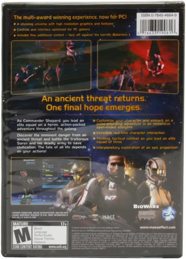 Alt view image 10 of 10 - Mass Effect PC Game