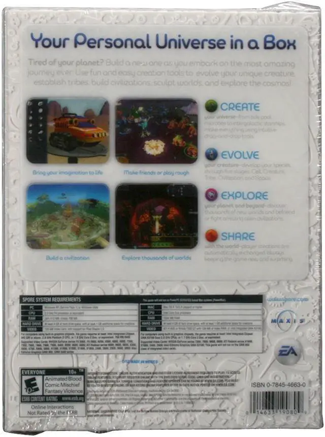 Alt view image 2 of 2 - Spore Galactic Edition PC Game