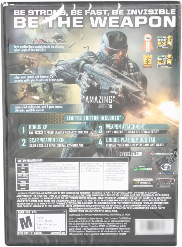 Alt view image 2 of 12 - Crysis 2 PC Game