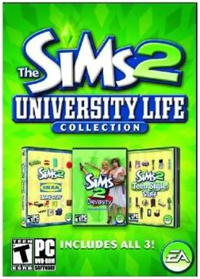 Main image of Sims 2 University Life Collection PC Game