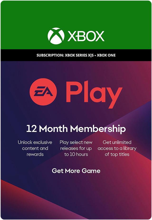  EA Play 12 Month Subscription – Xbox One [Digital Code