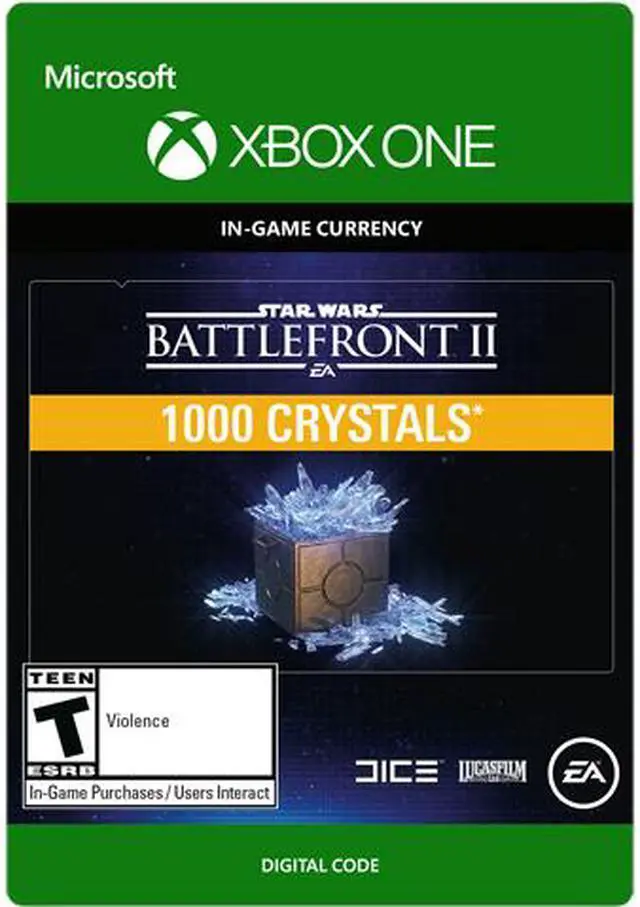 Main image of STAR WARS BATTLEFRONT II 1000 CRYSTALS Xbox One [Digital Code]