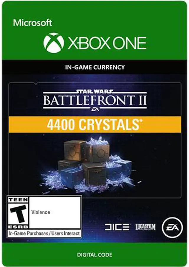 Main image of STAR WARS BATTLEFRONT II 4400 CRYSTALS Xbox One [Digital Code]