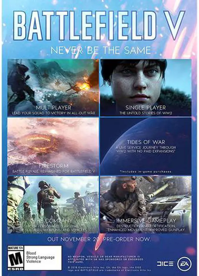 Main image of Battlefield V - (Physical Key Code - No Disc) PC