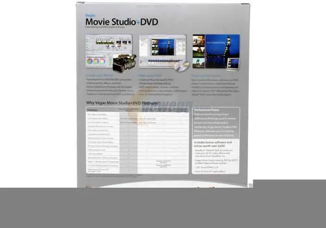 SONY Vegas Movie Studio 7 + DVD Platinum Edition - Newegg.com
