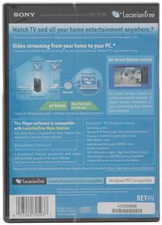 Alt view image 3 of 3 - SONY LocationFree Player