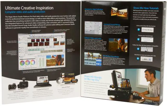 Alt view image 4 of 5 - SONY Vegas Movie Studio Platinum 9 Pro Pack