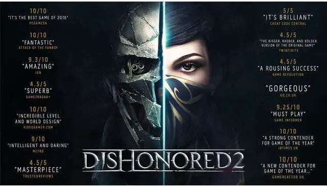 【非売品】DISHONORED 2 ディスオナード B2 ゲーム ポスター Dishonored 2 | Bethesda.net
