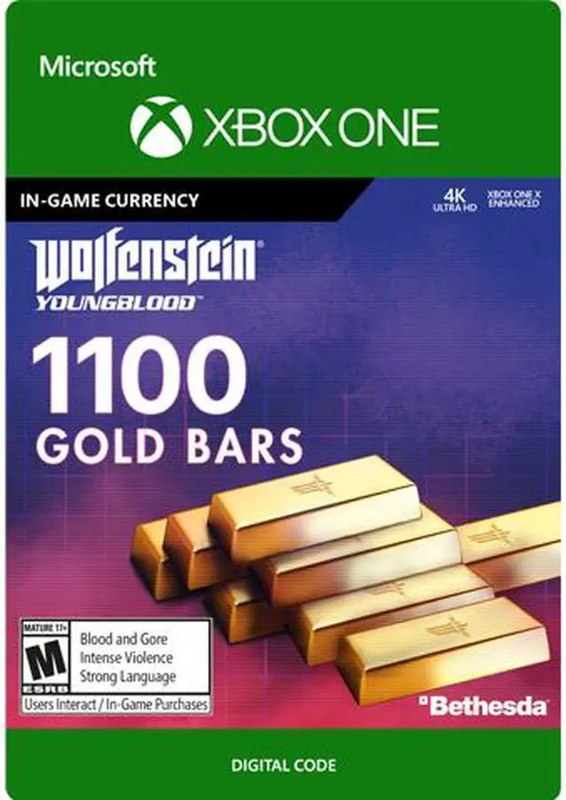 Main image of Wolfenstein: Youngblood: 1100 Gold Bars Xbox One [Digital Code]