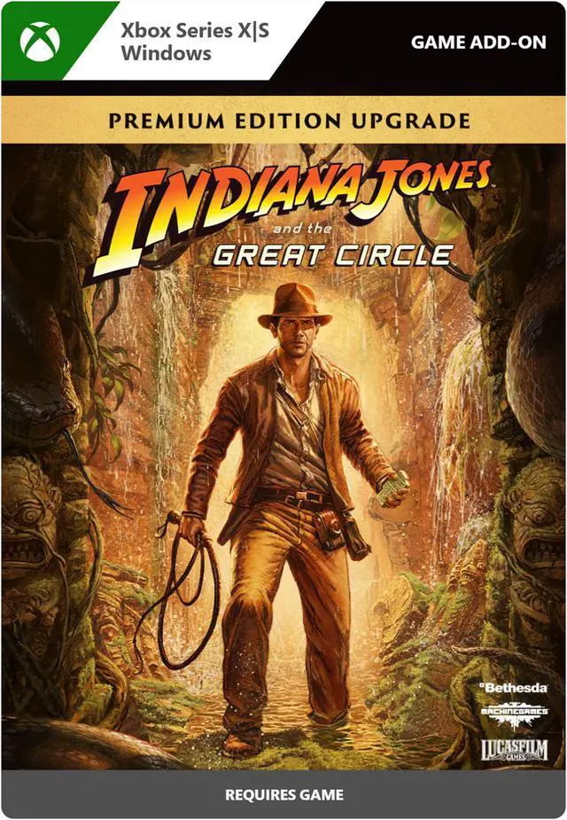 Main image of Indiana Jones and the Great Circle: Premium Upgrade – Xbox Series X/S and Windows [Digital Code]