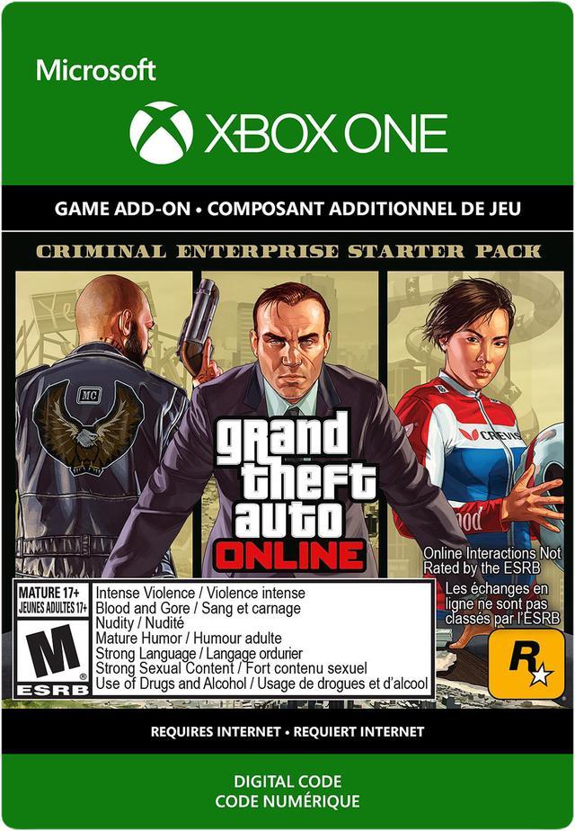 bota Misterioso comercio Grand Theft Auto V: Criminal Enterprise Starter Pack Xbox One [Digital  Code] Downloadable Games - Newegg.com