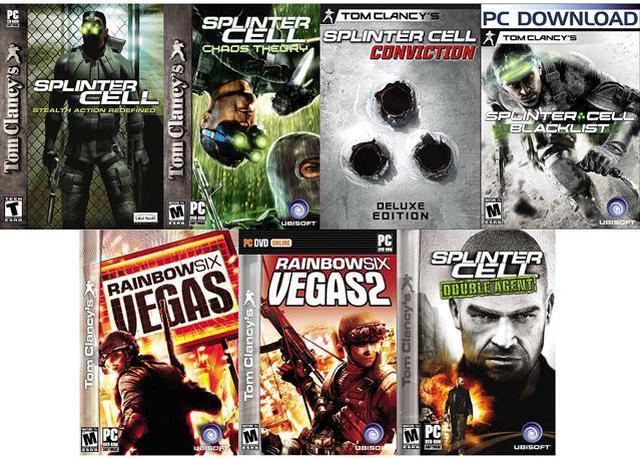 Coleção Tom Clancys Splinter Cell com 4 Jogos