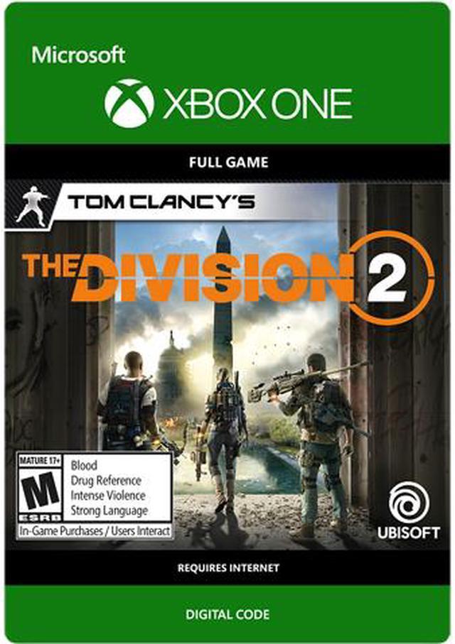 The division 2 digital code xbox hot sale one