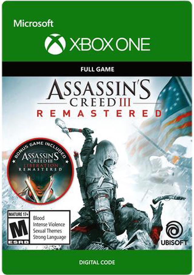 Assassin's Creed III: Remastered Xbox One [Digital Code] 