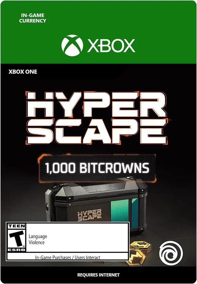 Main image of Hyper Scape Virtual Currency: 1000 Bitcrowns Pack Xbox One [Digital Code]