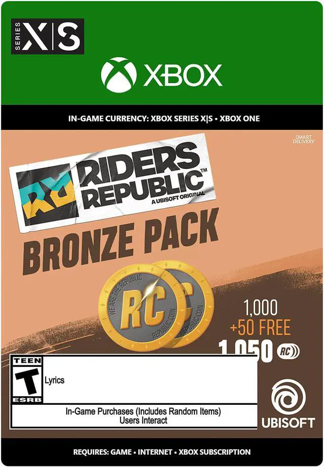 Main image of Riders Republic Coins Bronze Pack - 1,050 Credits Xbox Series X | S / Xbox One [Digital Code]