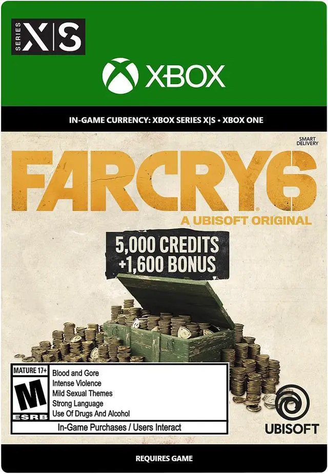 Main image of Far Cry 6 Virtual Currency X-Large Pack (6,600 Credits) Xbox Series X | S / Xbox One [Digital Code]