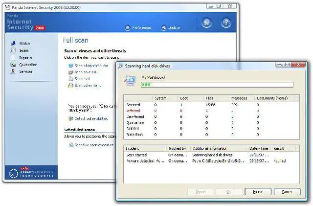 Alt view image 5 of 15 - Panda Security Internet Security 2008 3 user
