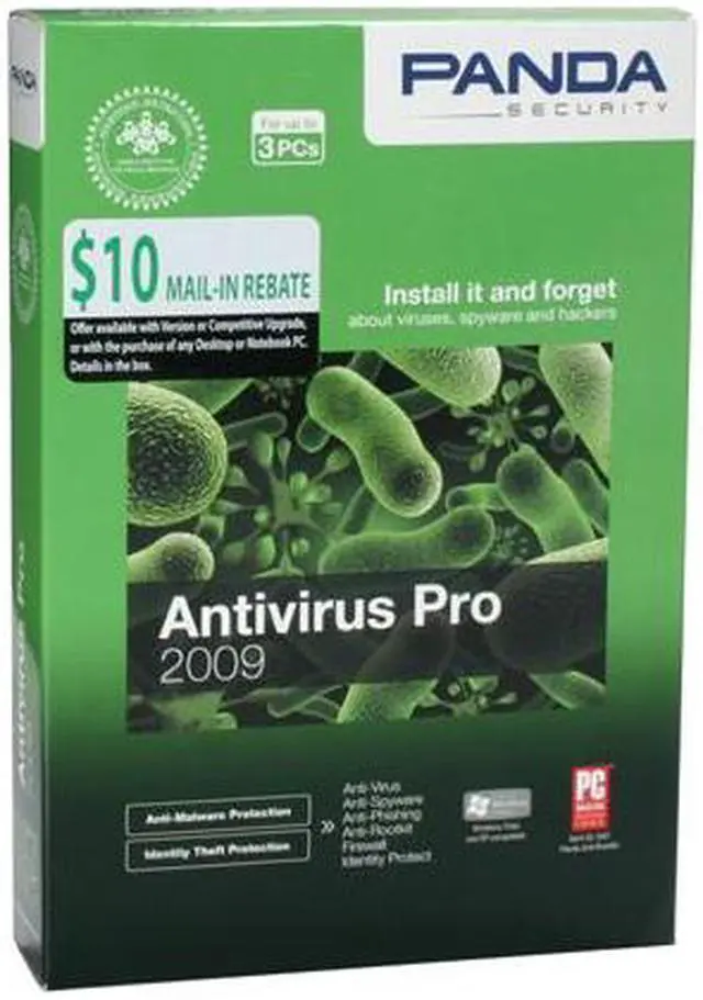 Main image of Panda Security Antivirus Pro 2009 - 3 User