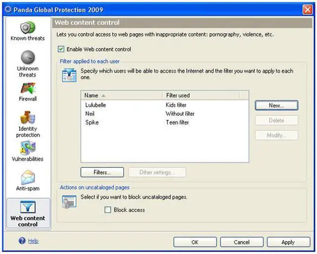 Alt view image 16 of 20 - Panda Security Global Protection 2009 - 1 User
