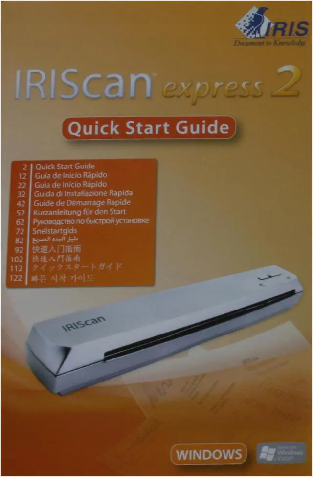 Alt view image 12 of 14 - IRISCan Express 2 - USB Portable Scanner