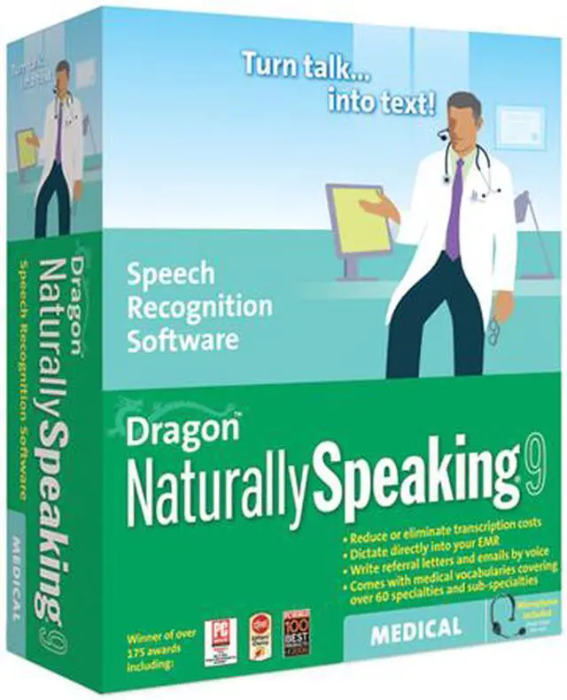 Main image of NUANCE Dragon NaturallySpeaking Medical 9