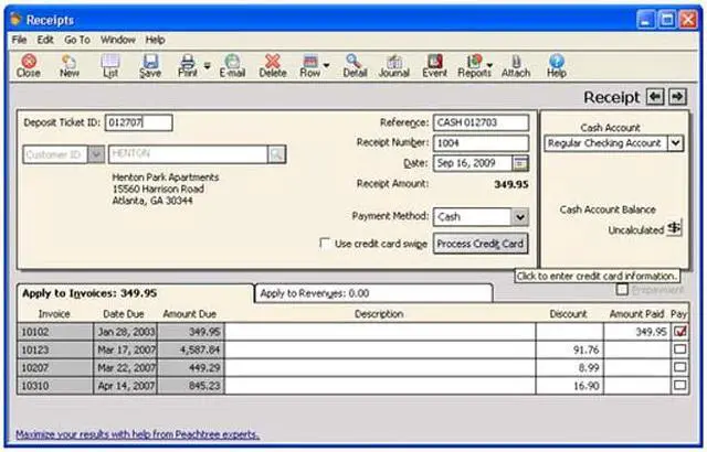 Alt view image 12 of 14 - Sage Peachtree Pro Accounting 2009