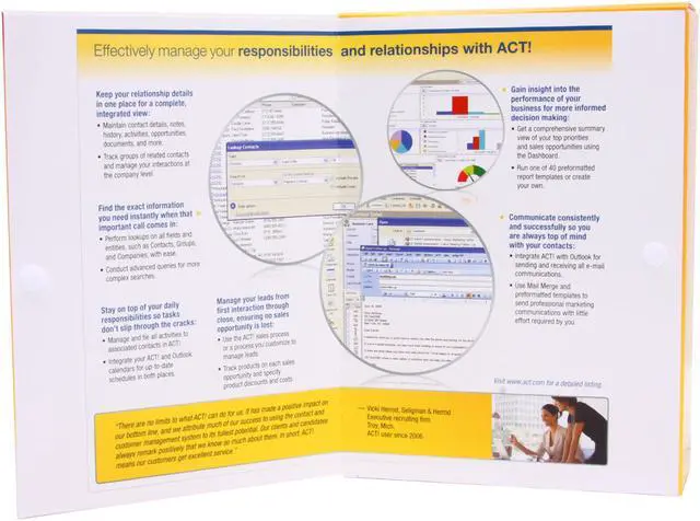 Alt view image 2 of 3 - Sage ACT! by Sage 2009 (11.0)