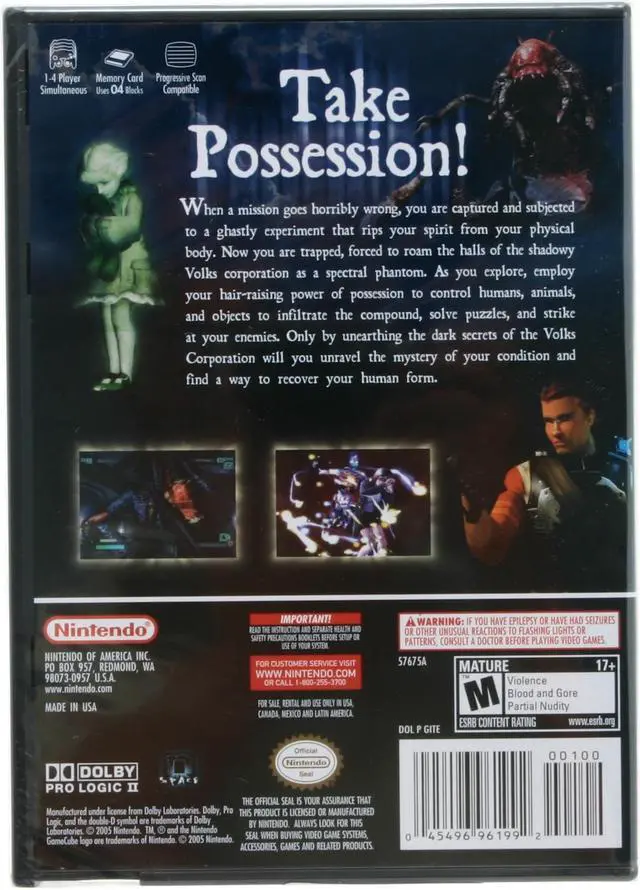 Alt view image 2 of 2 - Geist Game Cube game Nintendo