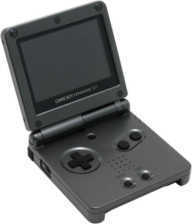 Charcoal Grey Gameboy Advance SP CIB (Nintendo, Complete)