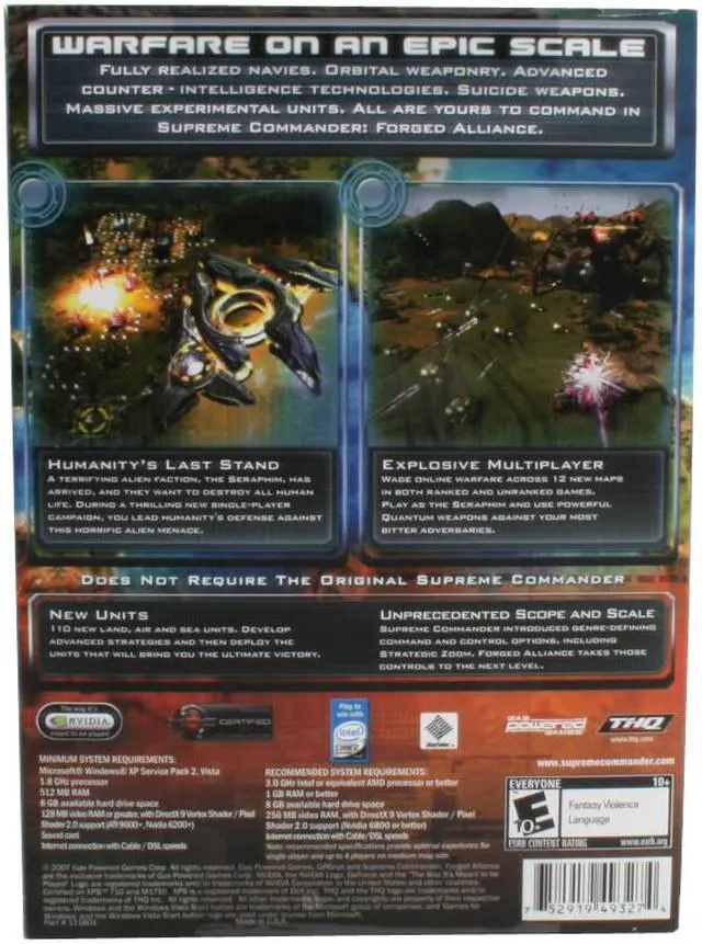Alt view image 3 of 19 - Supreme Commander: Forged Alliance PC Game