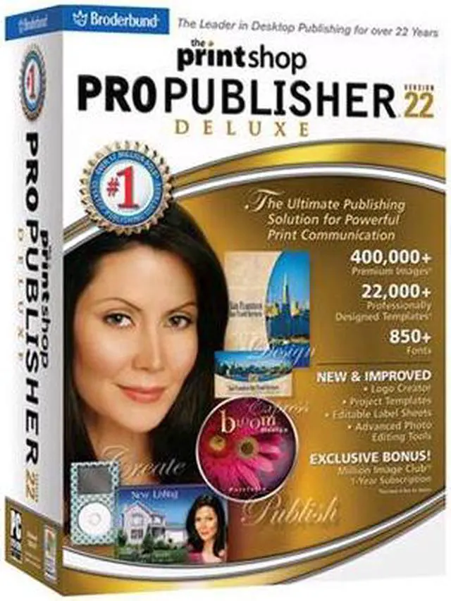 Main image of Encore Software The Print Shop 22 Pro Publisher Deluxe