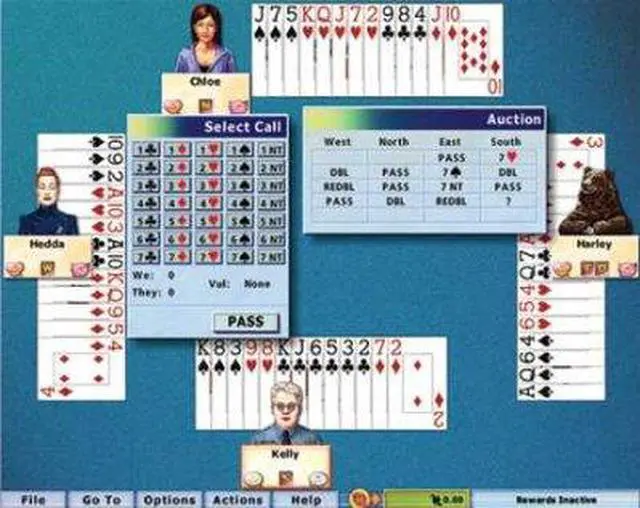 Alt view image 3 of 7 - HOYLE Bridge Club PC Game