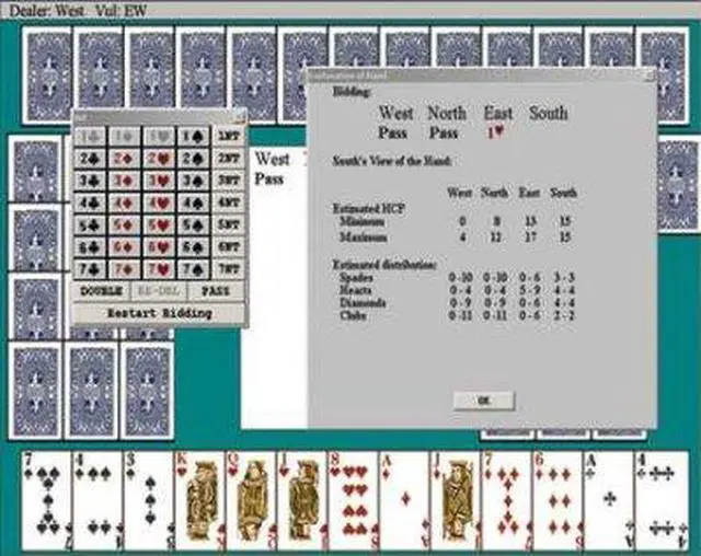 Alt view image 5 of 7 - HOYLE Bridge Club PC Game