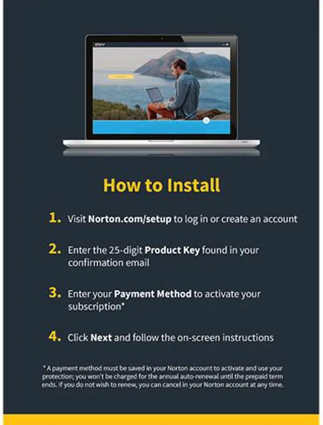 Alt view image 5 of 6 - Norton 360 Deluxe 2021 [Online Protection, VPN, 25 GB Cloud Backup & Dark Web Monitor] 3 Devices - Free 60 Days Subscription - Download