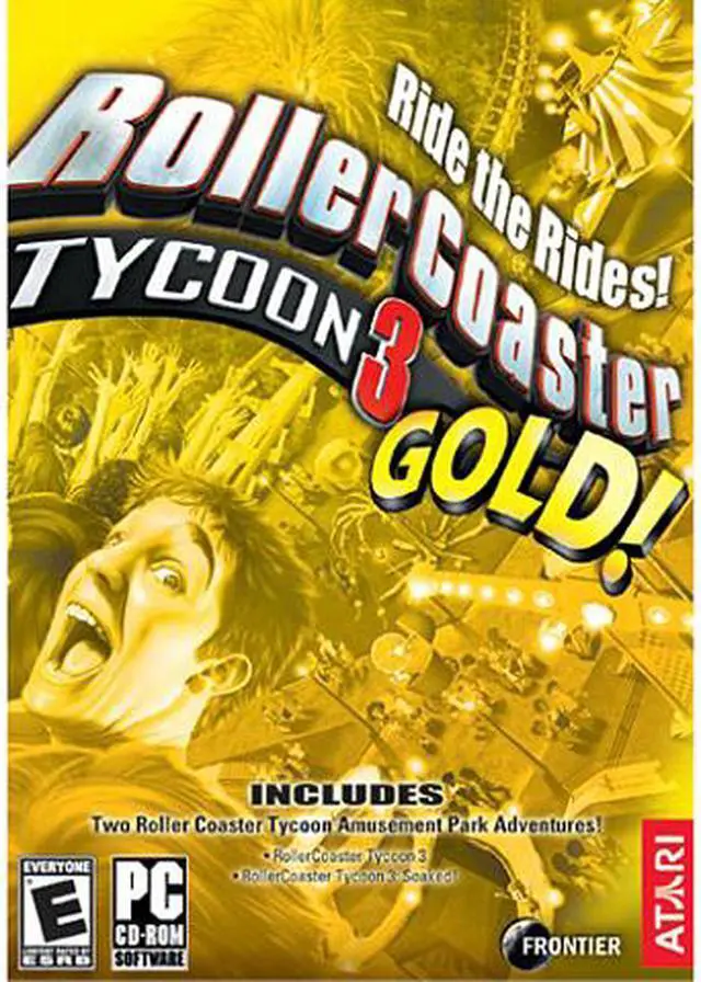 Main image of Rollercoaster Tycoon 3: Gold Compilation Pack PC Game