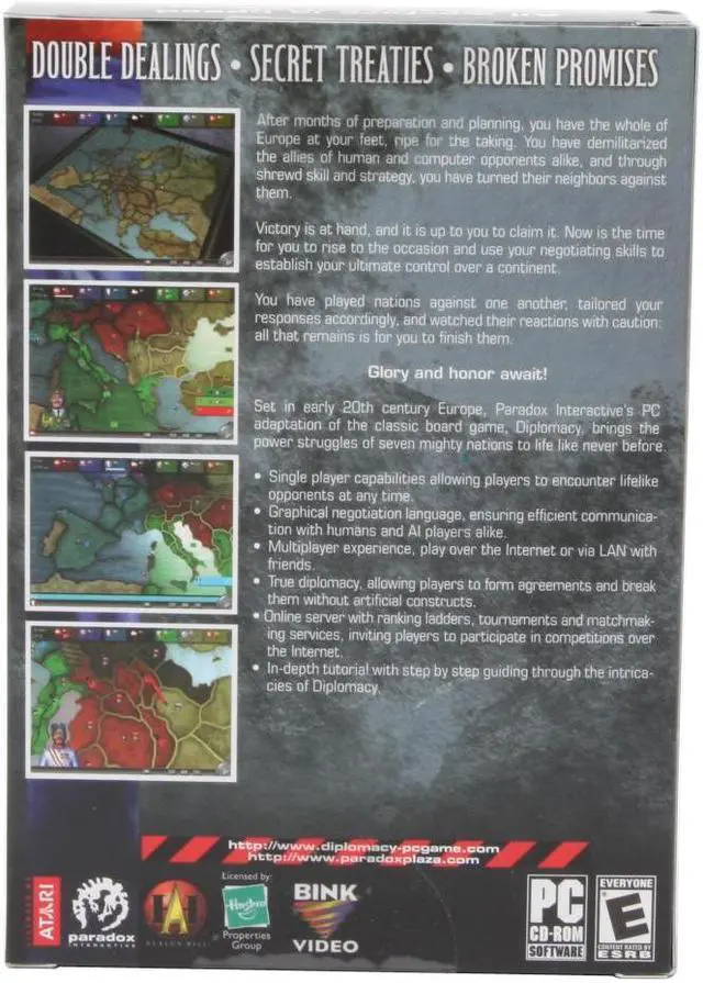 Alt view image 2 of 2 - Diplomacy PC Game