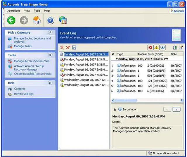 Alt view image 7 of 15 - Acronis True Image Home V11 Backup Utilities
