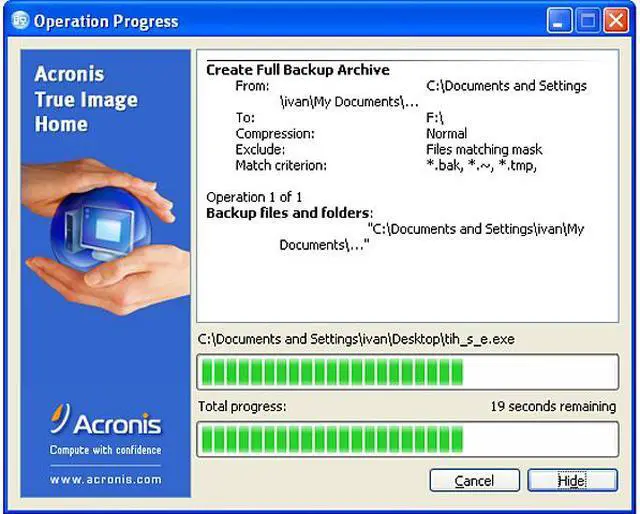 Alt view image 12 of 15 - Acronis True Image Home V11 Backup Utilities
